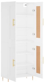 Armário alto 69,5x34x180 cm derivados de madeira branco