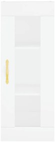 Armário de parede 34,5x34x90 cm branco