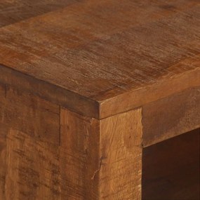 Mesa de centro c/ 2 gavetas 90x40x50cm madeira mangueira maciça