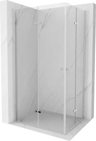 Mexen Lima Duo cabine de duche dobrável 100 x 80 cm, transparente, cromado - 856-100-080-02-00