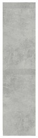 Roupeiro 100x50x200 cm derivados de madeira cinzento cimento