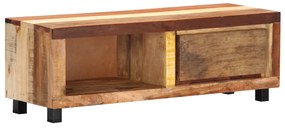 Móvel de TV 100x30x33 cm madeira recuperada maciça