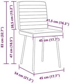 Cadeiras de jantar 2 pcs couro artificial branco