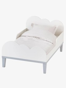 Agora -15% | Cama evolutiva Montessori, para criança, tema Nuvem branco claro bicolor/multicolo