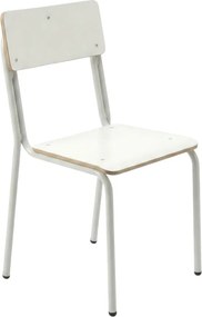 Cadeira Escolar 360mm 699 Empilhável Branco – Ergonomia, Conforto e Economia de Espaço para Crianças