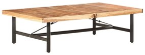 Mesa de centro 142x90x42 cm madeira de acácia maciça