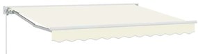 Toldo Retrátil Manual Creme 250x200 cm