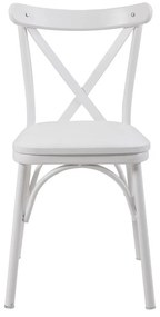 Conjunto de Mesa de Jantar Extensível e Cadeiras Oliver – Branco – Mes
