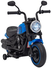 Mota elétrica para crianças 6V, Chopper FASTER, 2 a 5 anos Azul