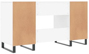 Secretária 140x50x75 cm derivados de madeira branco