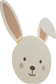 Candeeiro de parede infantil amarelo com LED regulável em 3 níveis - Benny the Bunny