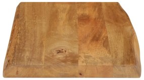 Tampo de mesa c/ borda viva 50x40x2,5 cm mangueira maciça