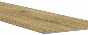 Painel de parede c/ aspeto de madeira 4,12 m² PVC castanho