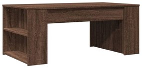Mesa centro 102x55x42 cm derivados de madeira carvalho castanho