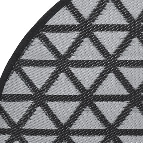 Tapete de exterior Ø200 cm ARAKIL PP preto