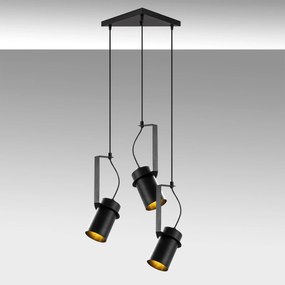 Candeeiro Chandelier Spot – Preto – 40 x 40 cm