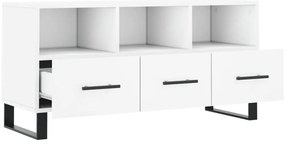 Móvel de TV 102x36x50 cm derivados de madeira branco