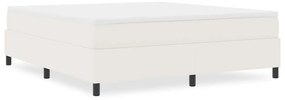 Cama Box Spring vidaXL Creme Super King em Tecido Corduroy