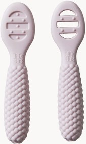 Colheres de silicone para bebé Bubble, conjunto de 2