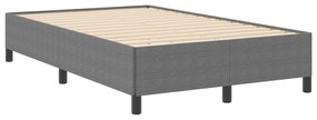 Estrutura de Cama vidaXL Cinza Claro 120x190 cm em Tecido Cotelê