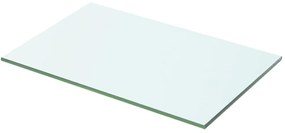 Prateleiras 2 pcs 50x25 cm vidro transparente