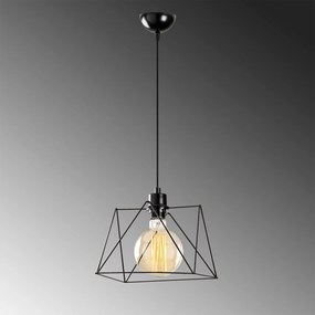 Chandelier Best – Preto – 24 cm x 122 cm