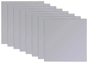 Ladrilhos espelhados sem moldura 16 pcs 20,5 cm