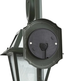 Lanterna de parede exterior clássica verde escura IP44 - Berta
