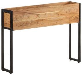 Vaso/floreira 90x20x68 cm madeira de acácia maciça