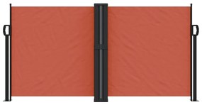Toldo lateral retrátil 120x1000 cm terracotta