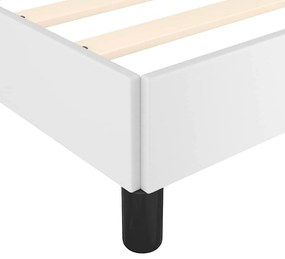 Estrutura de cama c/ cabeceira sem colchão 80x200 cm branco