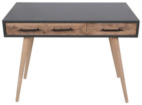 ****  
Secretária Milano – Antracite Carvalho – 105x79x55 cm

**