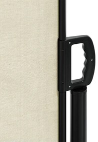 Toldo lateral retrátil 140x1000 cm creme
