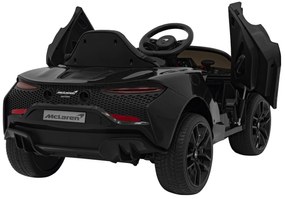 Carro elétrico para Crianças 12V 4x4 Mclaren Artura Rodas de EVA, Assento de couro Preto