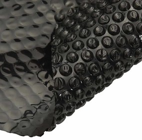 Capa solar flutuante de PE para piscinas preta 10x5 m