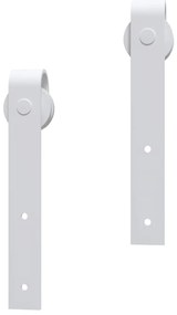 Porta de correr com ferragens 70x210 cm madeira de pinho maciça