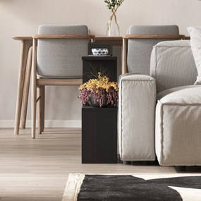 Mesa de Centro Homemania – Madeira Preta – 60x60x20 cm | Tribo Home