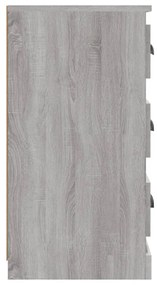 Aparador 70x35,5x67,5 cm derivados de madeira cinzento sonoma