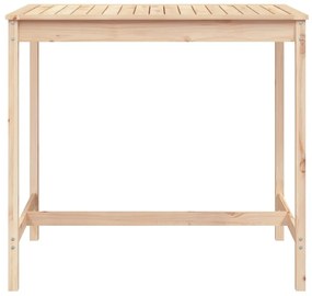 Mesa de jardim 121x82,5x110 cm madeira de pinho maciça