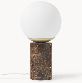 Candeeiro de mesa pequeno com base em mármore Lilly