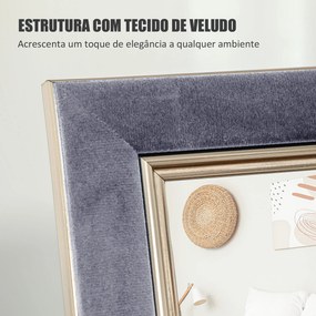 Espelho de Pé Shehe de Corpo Inteiro - Com Estrutura em Veludo – 50x15