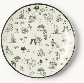 Pratos de jantar de Natal de design Clarette by Agathe Marty, conjunto de 4