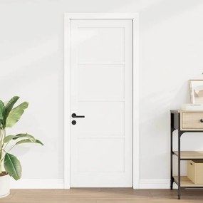 vidaXL Porta Interior "ORKDAL" Branca 73.5x198.5x4 cm Madeira Maciça de Pinheiro