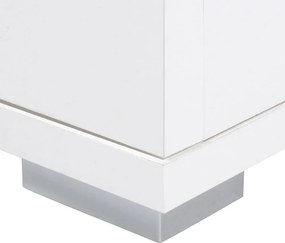 Aparador Alba com a prateleira ajustável em altura 71 x 74 x 35 cm Branco