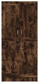 Roupeiro 82,5x51,5x180 cm derivados de madeira carvalho fumado