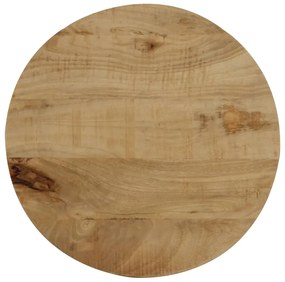 Mesa de extremidade madeira de mangueira maciça 40x50 cm