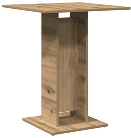 Mesa bistrô 60x60x75 cm derivados de madeira carvalho artisiano