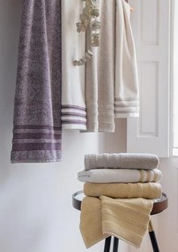 Jogo de toalhas de banho 3 peças 100% algodão 500gr./m2 - MOCCHA 2 CORES Lasa Home: Amarelo