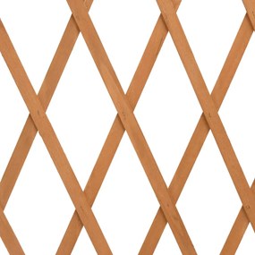 Vedação em treliça para jardim 180x100 cm abeto maciço laranja