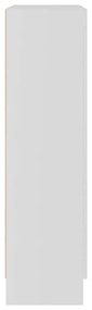 Armário vitrine 82,5x30,5x115 cm derivados de madeira branco